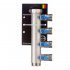 Коллектор Henco 1 ВР(г) х 4 выхода 3/4 НР(ш) ЕК х 1 НР(ш) с шаровыми кранами (VB060504-BLAUW)