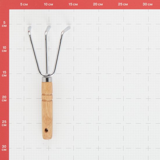 Рыхлитель Ваш сад 3 зуба с деревянной ручкой (0532-3)