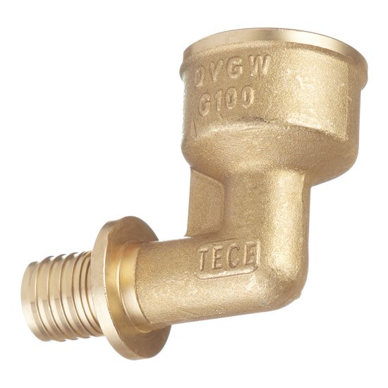 Угол Tece 20 мм х 3/4 ВР(г) латунь (768002)