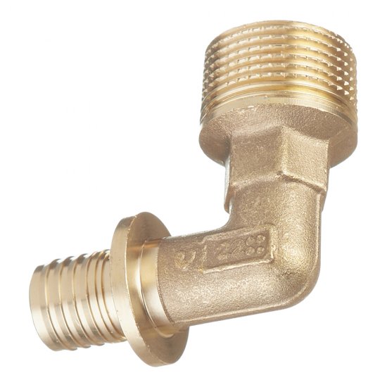 Угол Tece 20 мм х 3/4 НР(ш) латунь (767501)