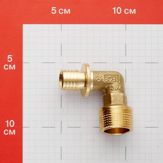 Угол Tece 20 мм х 3/4 НР(ш) латунь (767501)