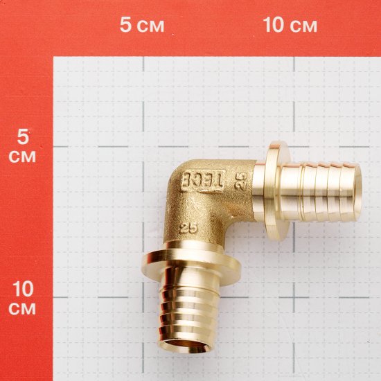 Угол Tece 25 х 25 мм латунь (767025)