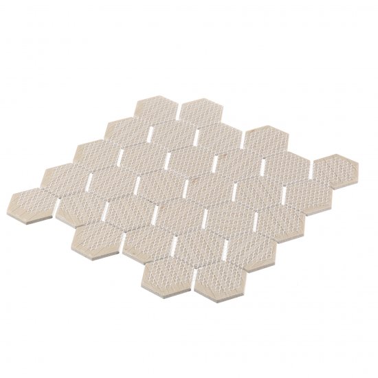 Мозаика Starmosaic Hexagon small белая керамическая 282х272х6 мм матовая