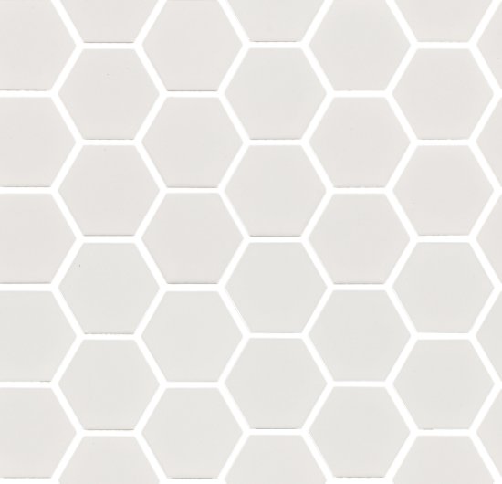 Мозаика Starmosaic Hexagon small белая керамическая 282х272х6 мм матовая