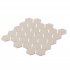 Мозаика Starmosaic Hexagon small белая керамическая 282х272х6 мм матовая