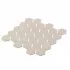 Мозаика Starmosaic Hexagon small белая керамическая 282х272х6 мм матовая