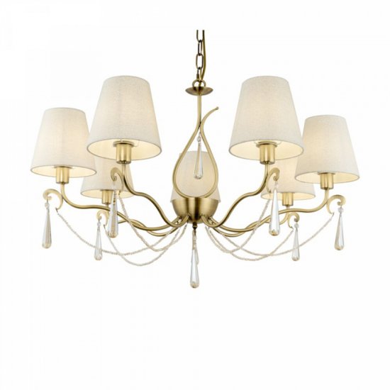 Люстра подвесная Freya Madeline E14 280 Вт 18,66 кв.м (FR2019PL-07BS)