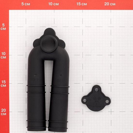 Шумоизоляция Tece для тройника углового настенного 1/2 пластиковая (718024)
