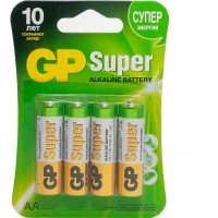 Алкалиновые батарейки GP Super Alkaline