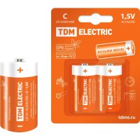 Элемент питания TDM ELECTRIC LR14 C Alkaline