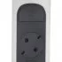 Колодка электрическая 6 розеток Legrand 16 А 230 В 3,68 кВт с кнопкой бело-черная (694547)