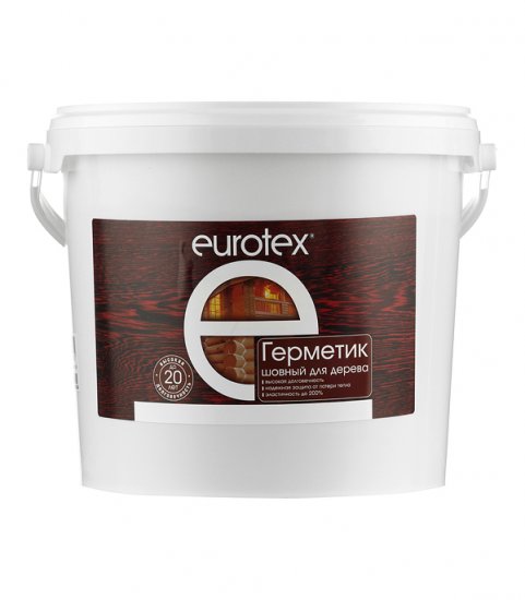 Герметик шовный для дерева Eurotex калужница 6 кг