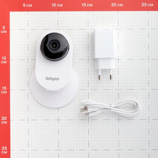 Умная камера видеонаблюдения Navigator Smart Home NSH-CAM-02-IP20 белая