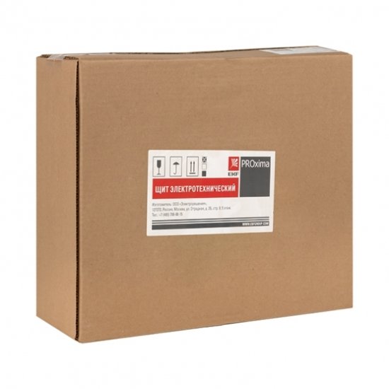 Щит учетно-распределительный навесной EKF PROxima ЩУРн 3/24 металлический IP31 500х400х120 мм 24 модуля с монтажной панелью