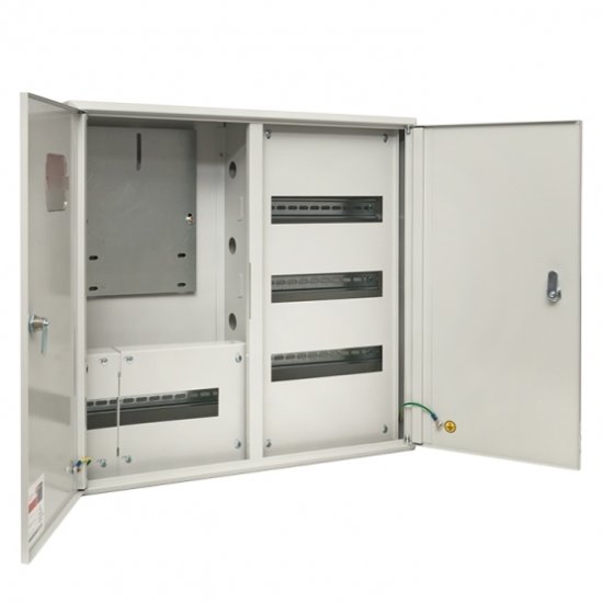 Щит учетно-распределительный навесной EKF PROxima ЩУРн 3/48 металлический IP31 580х620х165 мм 48 модулей с монтажной панелью