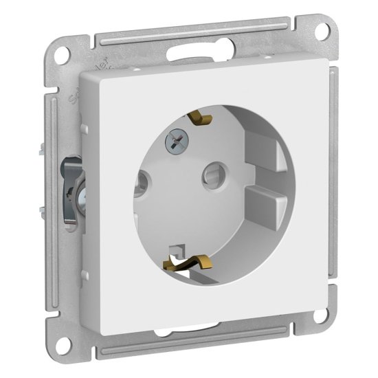 Одноместный механизм розетки Systeme Electric ATLAS DESIGN