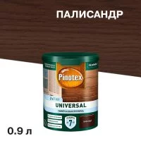 Антисептик Pinotex Universal 2 в 1 декоративный для дерева палисандр 0,9 л