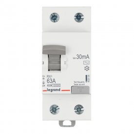 УЗО Legrand RX3 63А 1P+N тип AC 30 мА 10 кА (402026)