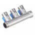 Коллектор Henco 3/4 ВР(г) х 3 выхода 3/4 НР(ш) ЕК х 3/4 НР(ш) с шаровыми кранами (VB050503-BLAUW)