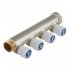 Коллектор Stout 3/4 ВР(г) х 4 выхода 1/2 НР(ш) х 3/4 НР(ш) регулируемый (SMB 6851 341204)
