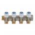 Коллектор Stout 3/4 ВР(г) х 4 выхода 1/2 НР(ш) х 3/4 НР(ш) регулируемый (SMB 6851 341204)