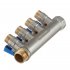 Коллектор Stout 3/4 ВР(г) х 4 выхода 1/2 НР(ш) х 3/4 НР(ш) с шаровыми кранами (SMB 6211 341204)