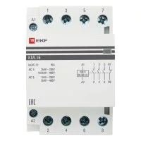 Контактор модульный EKF PROxima (km-3-16-31) 230-400 В 16 А тип AC 4Р