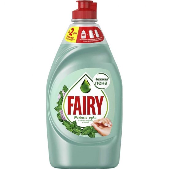 Средство для мытья посуды FAIRY Нежные руки, Чайное дерево и мята