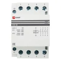 Контактор модульный EKF PROxima (km-3-50-40) 230-400 В 50 А тип AC 4Р