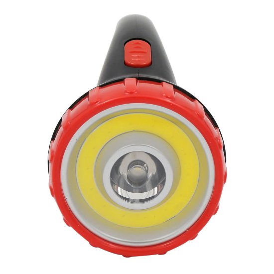 Фонарь прожектор Рекорд PВ-3200 светодиодный 2 LED 4 Вт аккумуляторный SLA 1000 мАч пластик 2 режима (23206)