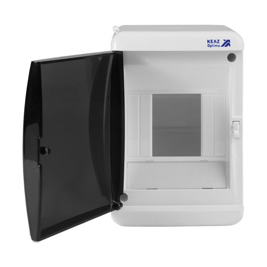 Щит распределительный навесной КЭАЗ OptiBox ЩРН пластиковый IP41 140х96х93 мм 4 модуля белый