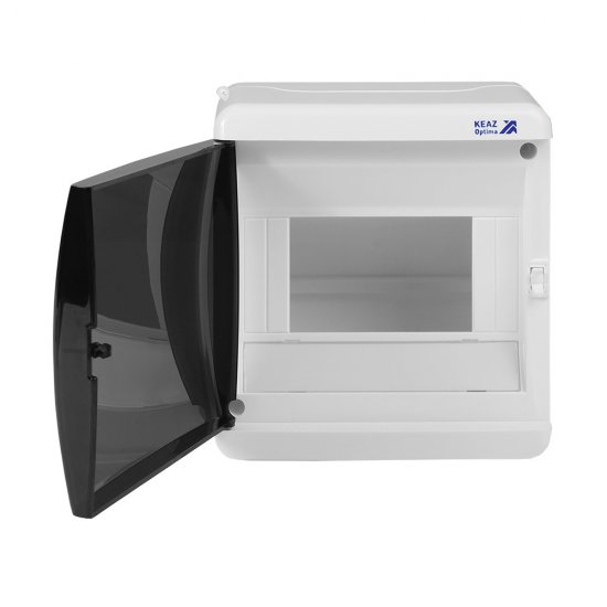 Щит распределительный навесной КЭАЗ OptiBox ЩРН пластиковый IP41 140х132х93,2 мм 6 модулей белый