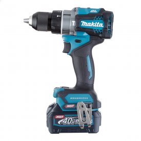 Дрель-шуруповерт ударная аккумуляторная бесщеточная Makita XGT 40 В 2,5 Ач Li-Ion 2 АКБ и ЗУ (HP001GD201)