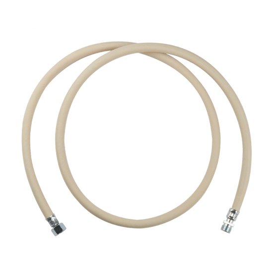 Шланг для газа ПВХ армированный 1/2 ВР(г) х 1/2 НР(ш) 200 см белый