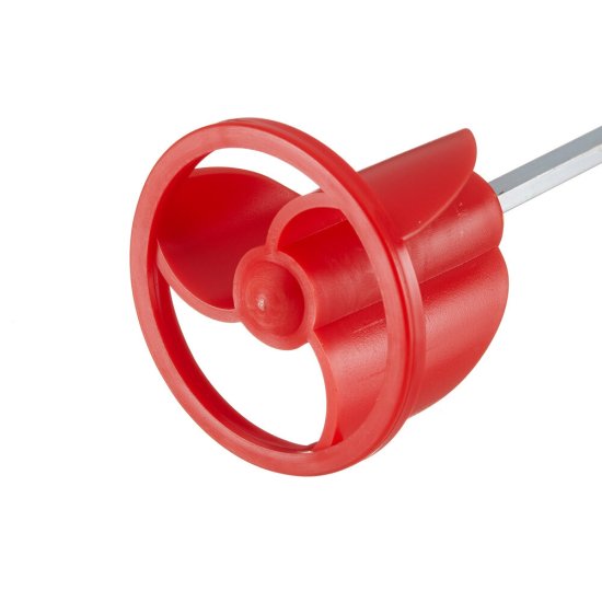 Миксер-насадка (венчик) для красок КМ 80x500 мм хвостовик шестигранный усиленная