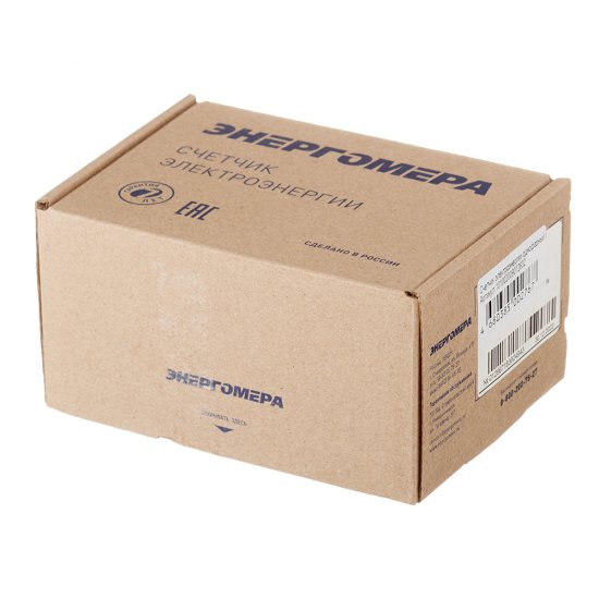 Счетчик электроэнергии Энергомера CE207 однофазный двухтарифный электронный 5(80) А на DIN-рейку/монтажную плату