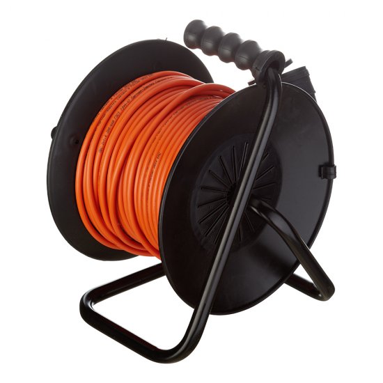 Удлинитель Партнер Электро без заземления 30 м на катушке 2,2 кВт 1 розетка ПВС 2х1 кв.мм IP44