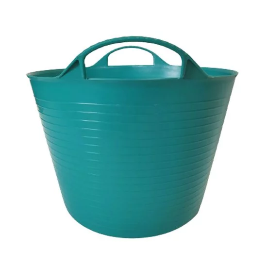 Ведро садовое РВ Пласт 28 л пластиковое гибкое бирюзовое