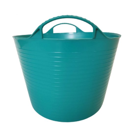 Ведро садовое РВ Пласт 14 л пластиковое гибкое бирюзовое