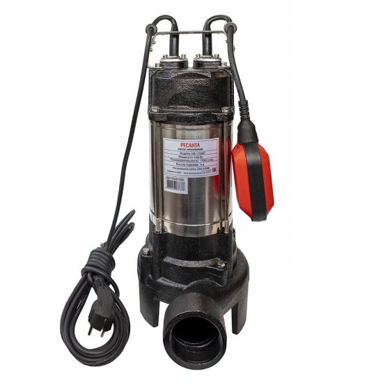 Насос фекальный Ресанта НФ-17000Л для грязной воды 283 л/мин (77/5/3)