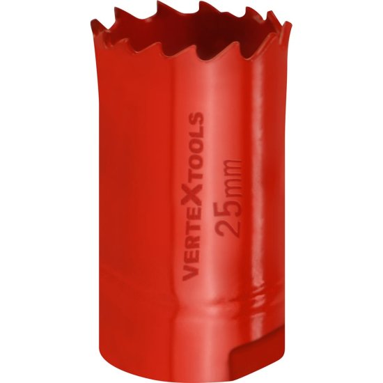 Коронка биметаллическая vertextools 2525-25