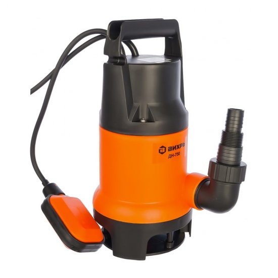 Насос дренажный Вихрь ДН-750 для грязной воды 255 л/мин (68/2/2)