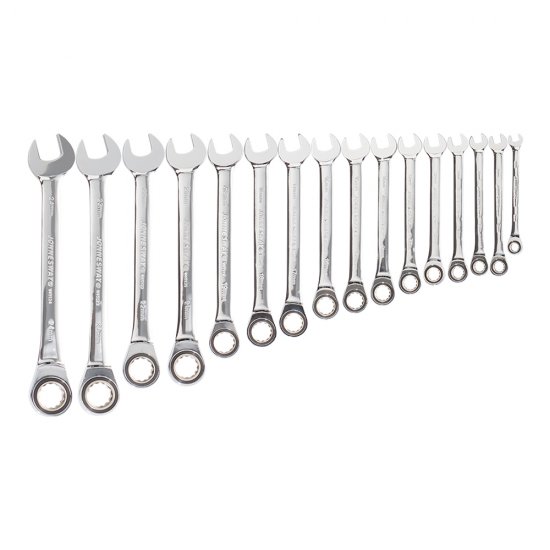 Набор гаечных ключей с трещоткой Jonnesway (W45516S) (16 шт.)