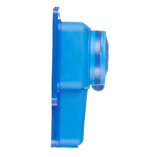 Розетка штепсельная Svet одинарная с заземлением IP44 настенная синяя