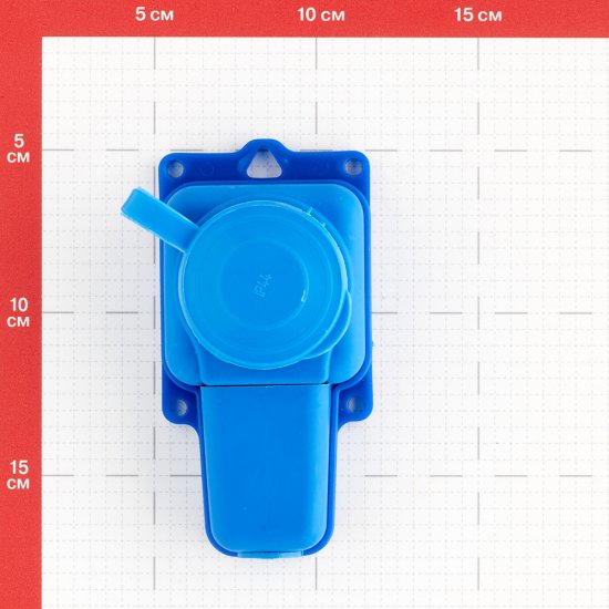 Розетка штепсельная Svet одинарная с заземлением IP44 настенная синяя
