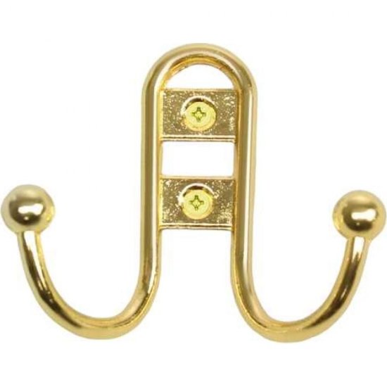 Двухрожковый крючок-вешалка ТУНДРА (арт.220L) LIGHT