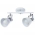 Спот Arte Lamp Jovi E14 80 Вт 4 кв.м белый/серебристый IP20 (A1677PL-2WH)