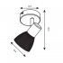 Спот настенный Arte Lamp Parry E14 40 Вт 2 кв.м бронза IP20 (A5062AP-1AB)