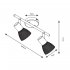 Спот Arte Lamp Parry E14 80 Вт 4 кв.м бронза IP20 (A5062AP-2AB)