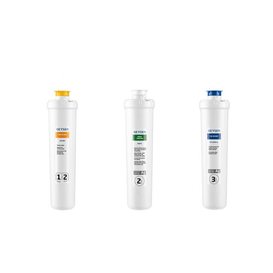 Комплект картриджей для фильтра Гейзер Смарт 10SL